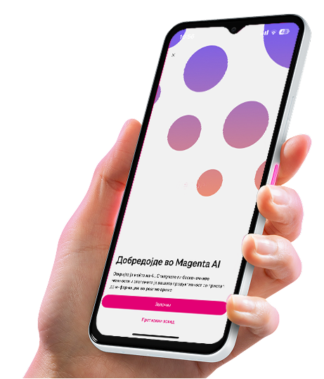 Magenta AI Phone Discover