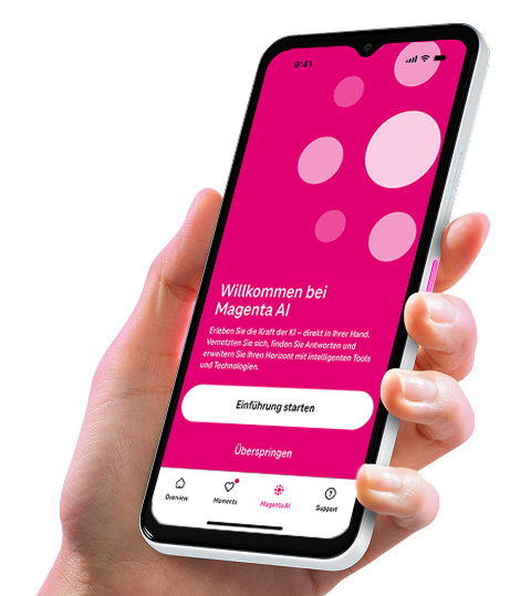 Magenta AI Phone Discover